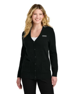 Port Authority® Women’s Easy Care Button-Up Cardigan Sweater